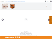 Tablet Screenshot of gimnasiofemenino.edu.co